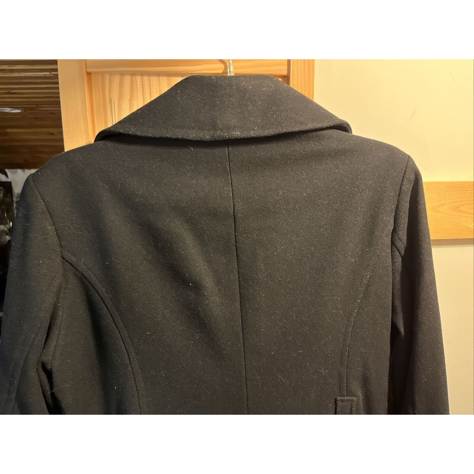 Michael Kors Michael Kors Women’s Size 10 M Black Wool LS Button Coat Size L / US 10 / IT 46 - 12 Thumbnail