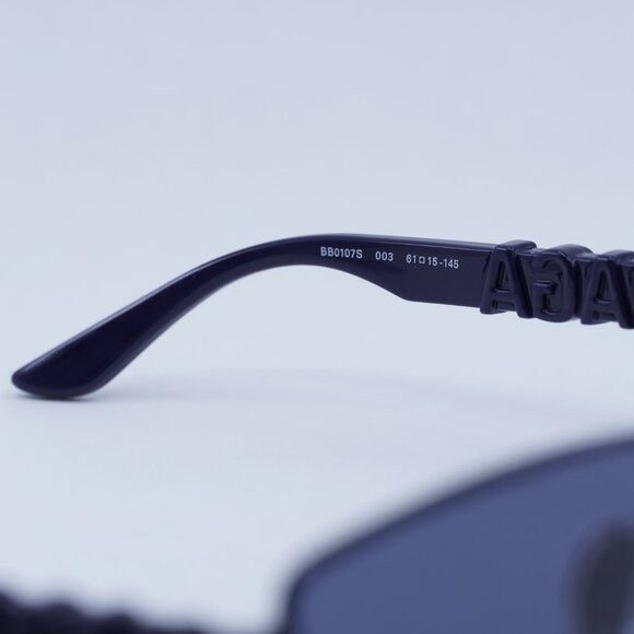 Balenciaga 🕶️ New Balenciaga BB0107S 003 Sunglasses - Navy Blue Frame Size ONE SIZE - 6 Thumbnail