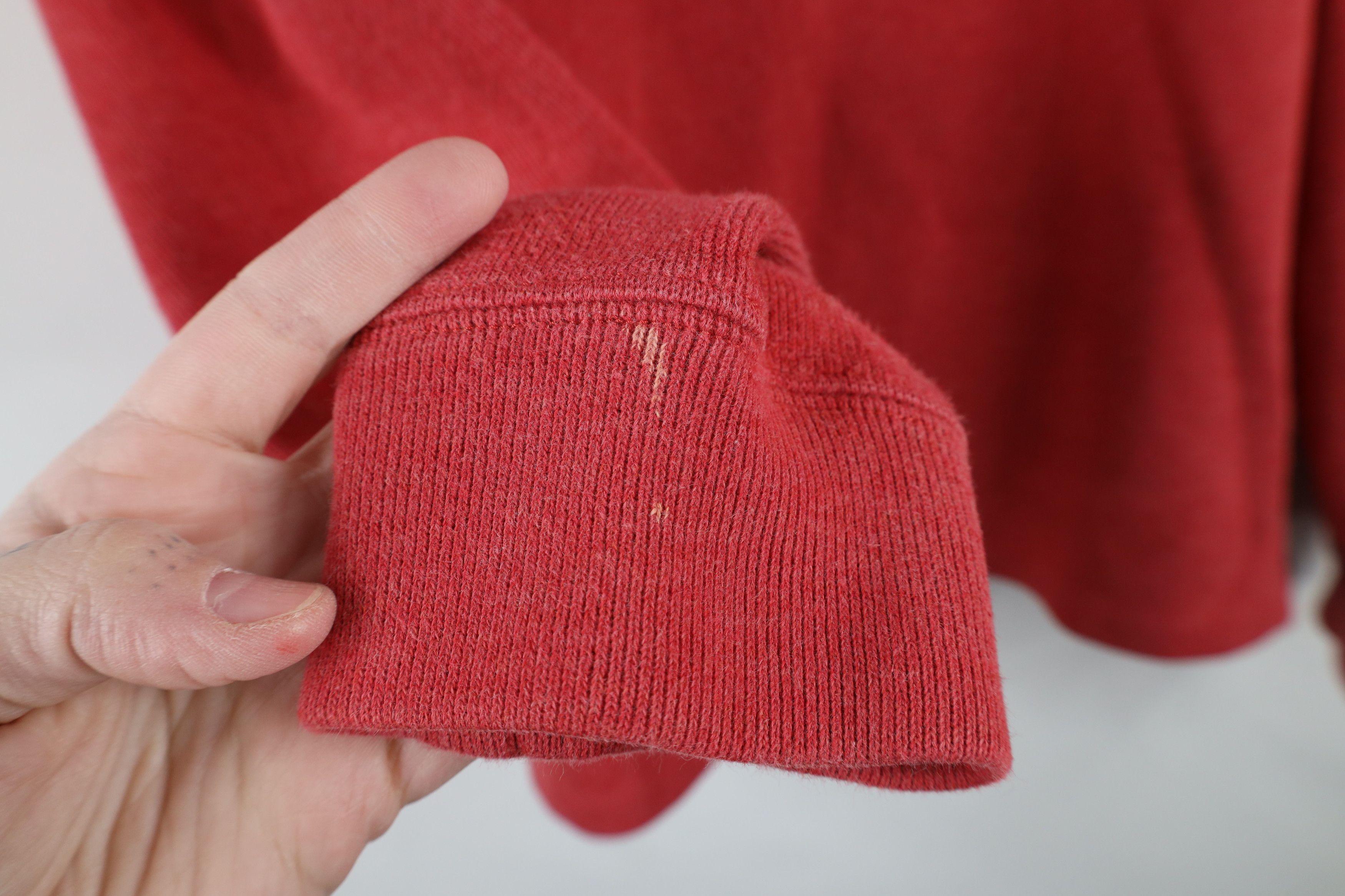 Ralph Lauren × Vintage Vintage Ralph Lauren Ribbed Knit Half Zip Pullover Sweater Size US L / EU 52-54 / 3 - 6 Thumbnail