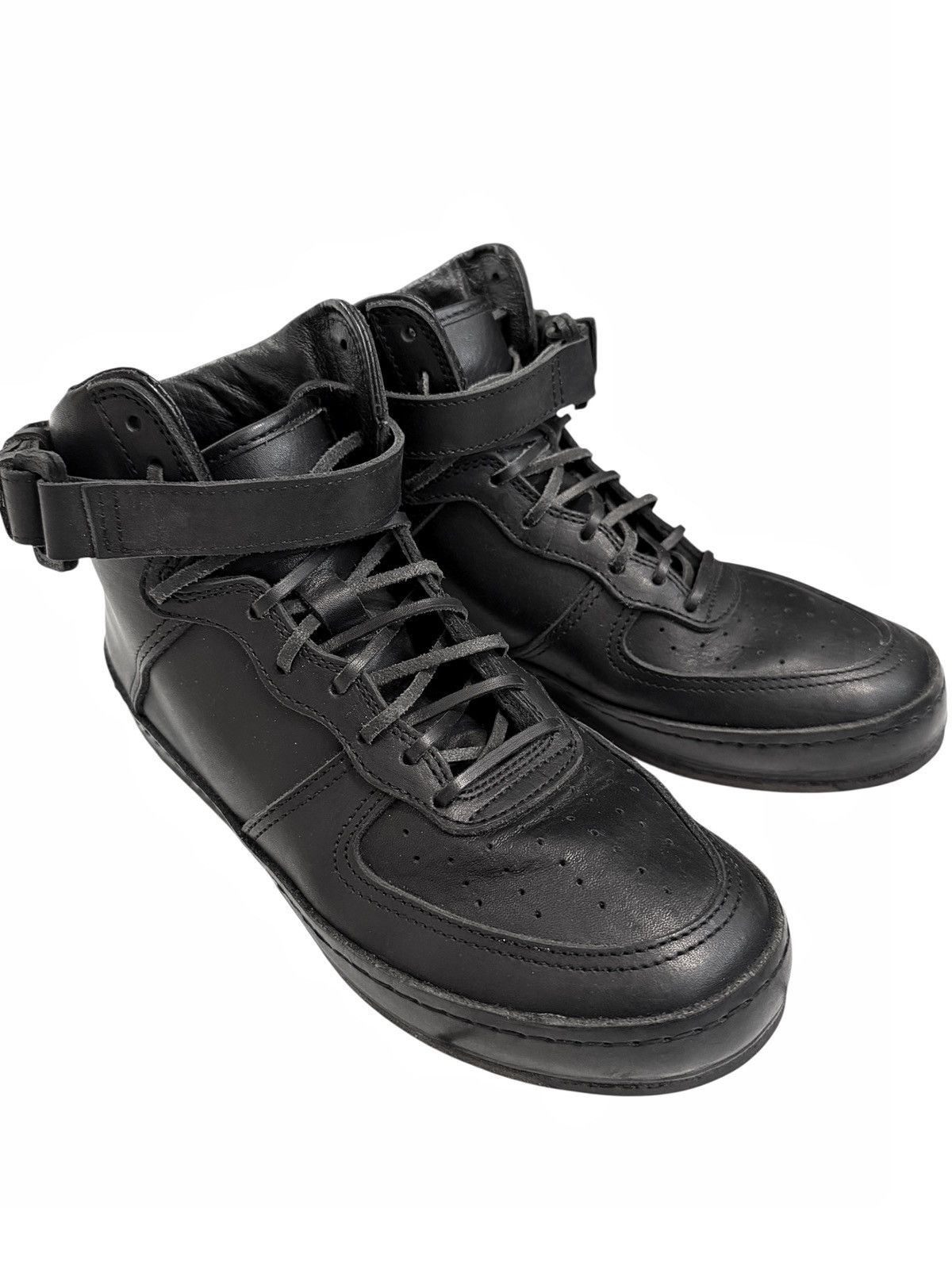 Hender Scheme Sz4 MIP-01 Air Force 1 AF1 Black Leather High Size US 9 / EU 42 - 3 Thumbnail