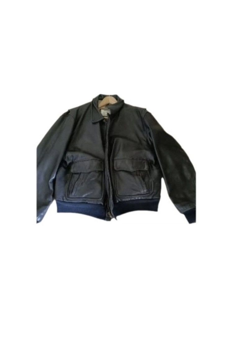Chevignon Chevignon Aviator Bomber Jacket– Rare 90s A2 Flight Jacket Size US XXL / EU 58 / 5 - 1 Thumbnail