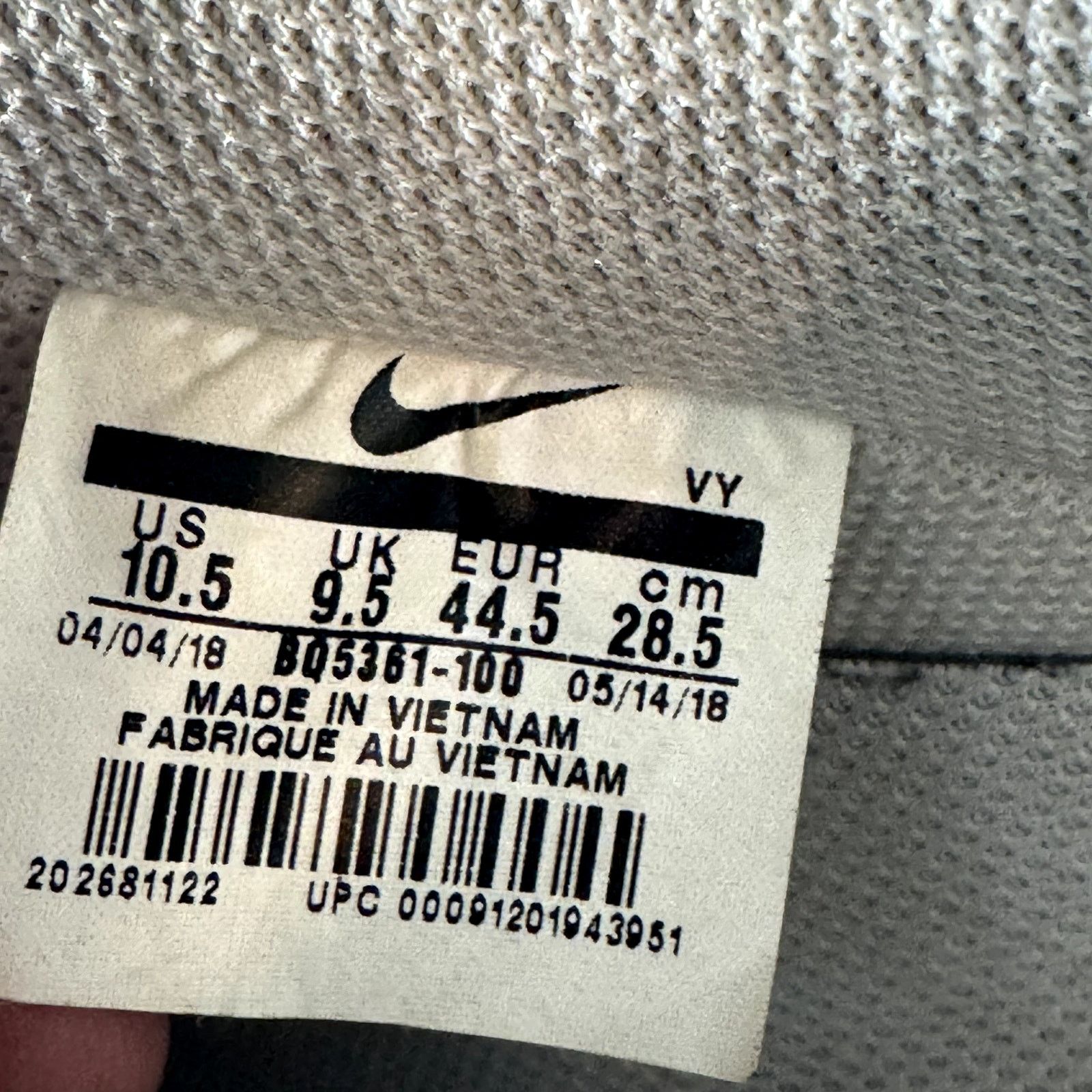 Nike Size 10.5 - Nike Air Force 1'07 LV8 Just Do It Men's Shoes Size US 10.5 / EU 43-44 - 7 Thumbnail