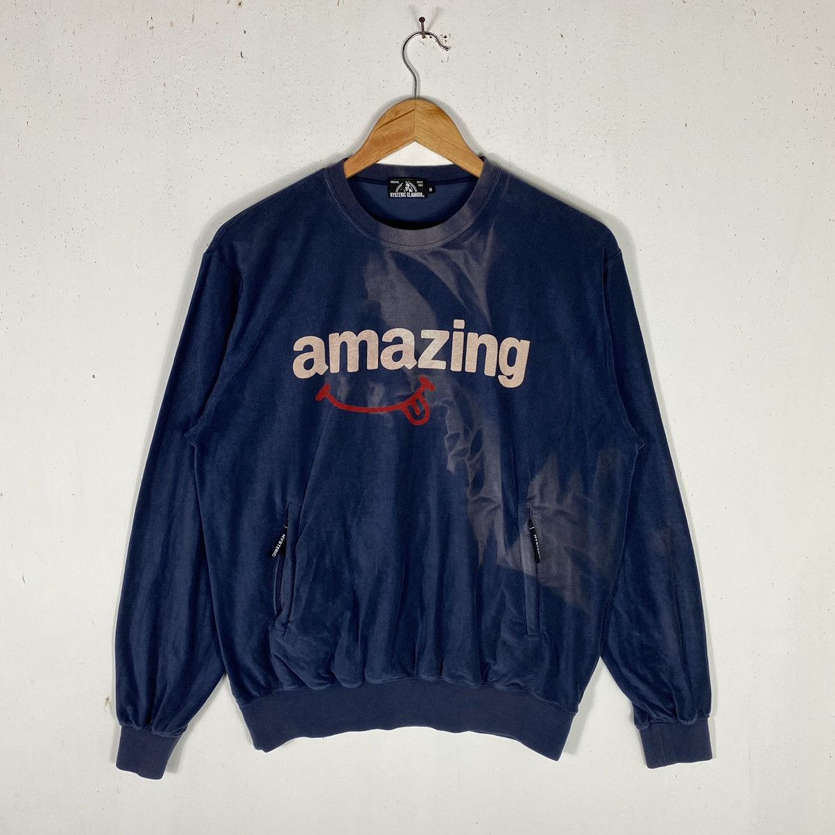 Hysteric Glamour Hysteric Glamour "AMAZING" Bleached Stain Crewneck Size US M / EU 48-50 / 2 - 2 Thumbnail