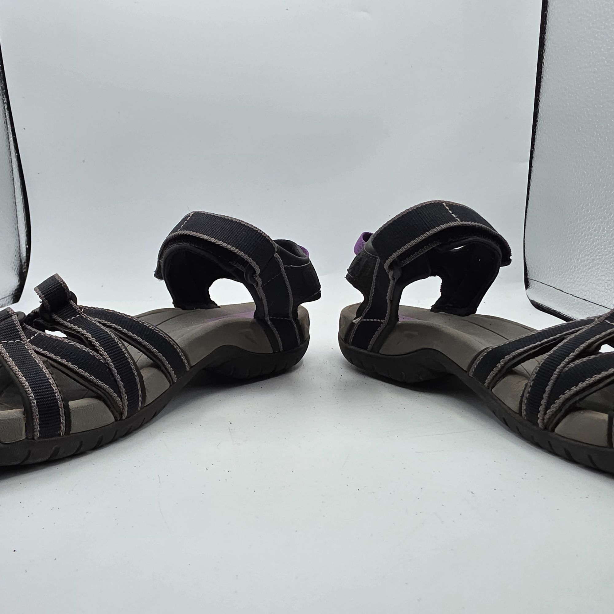Teva Teva Tirra Womens Sandals Size 8 Black Adjustable Strap Outd Size US 8 / IT 38 - 3 Thumbnail