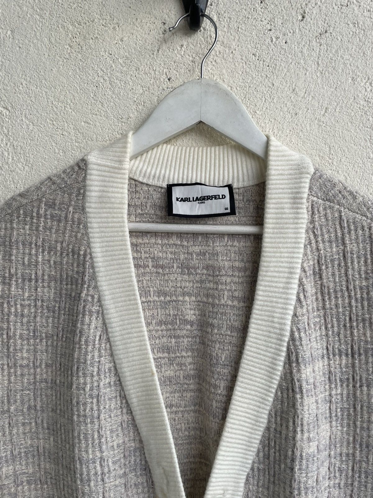 Acne Studios Karl Lagerfeld Contrast Trim Sleeveless Knit Hysteric y’s Size XXL / US 16-18 / IT 52-54 - 2 Thumbnail