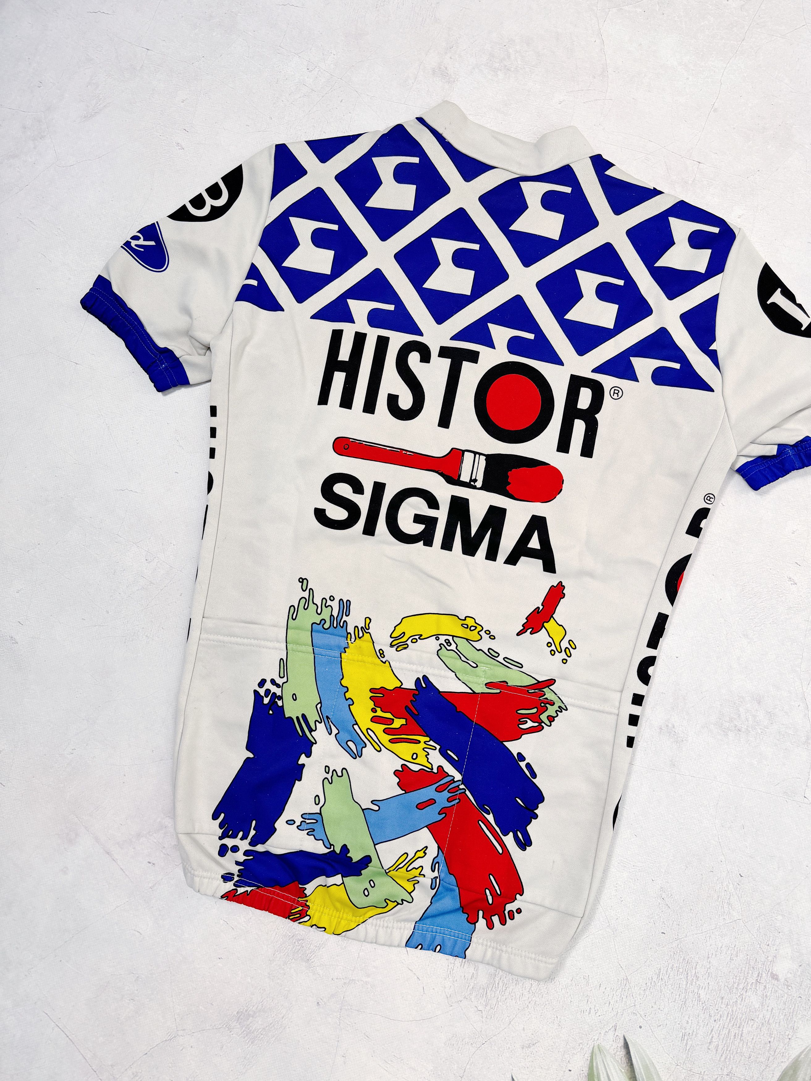 Vintage 1990 Histor Sigma KB Ford Cycling Jersey Size US M / EU 48-50 / 2 - 10 Thumbnail