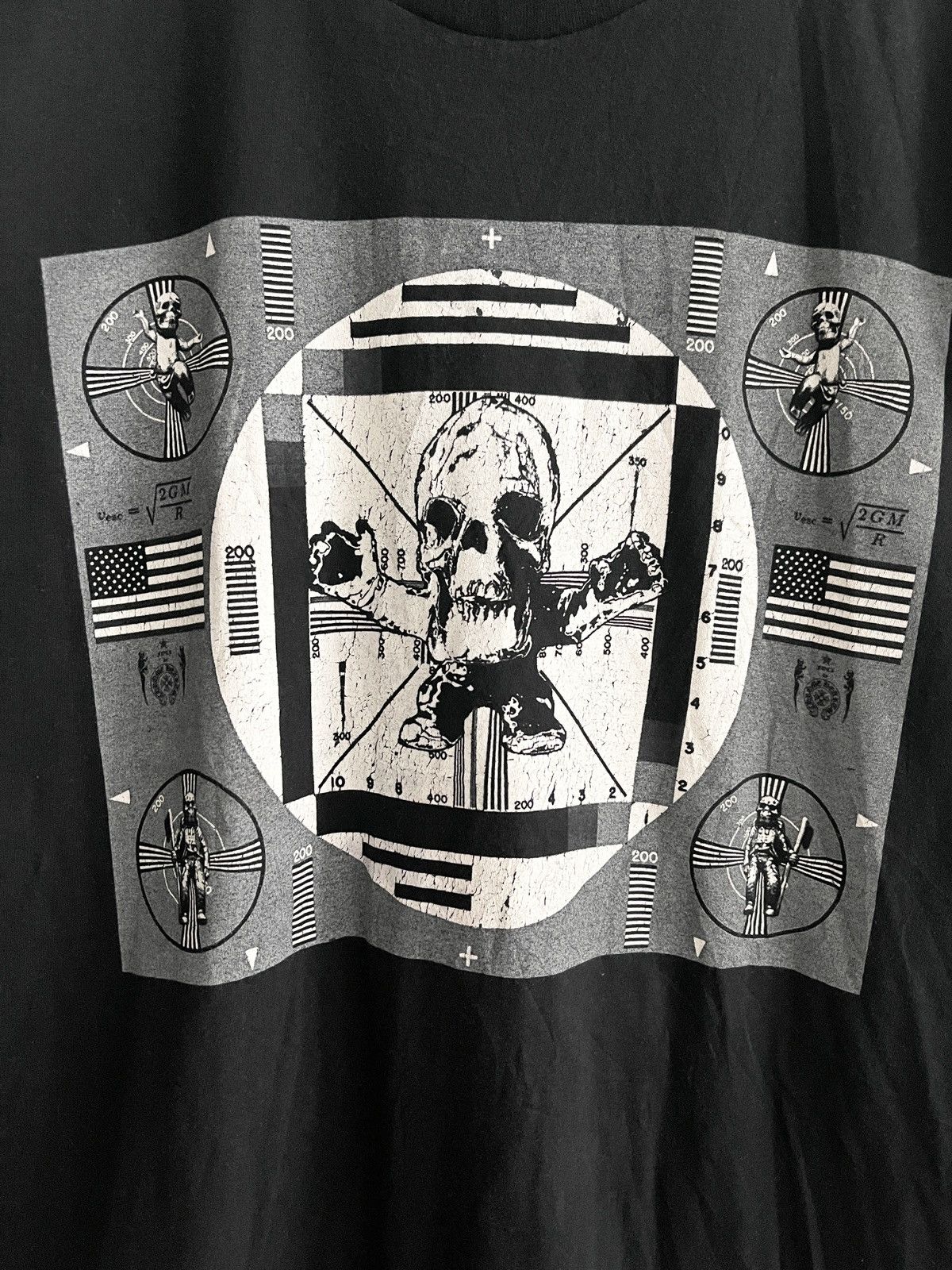 Chrome Hearts STEAL! 2010s Chrome Hearts Foti Skull TV Channel Pocket Tee Size US M / EU 48-50 / 2 - 4 Thumbnail