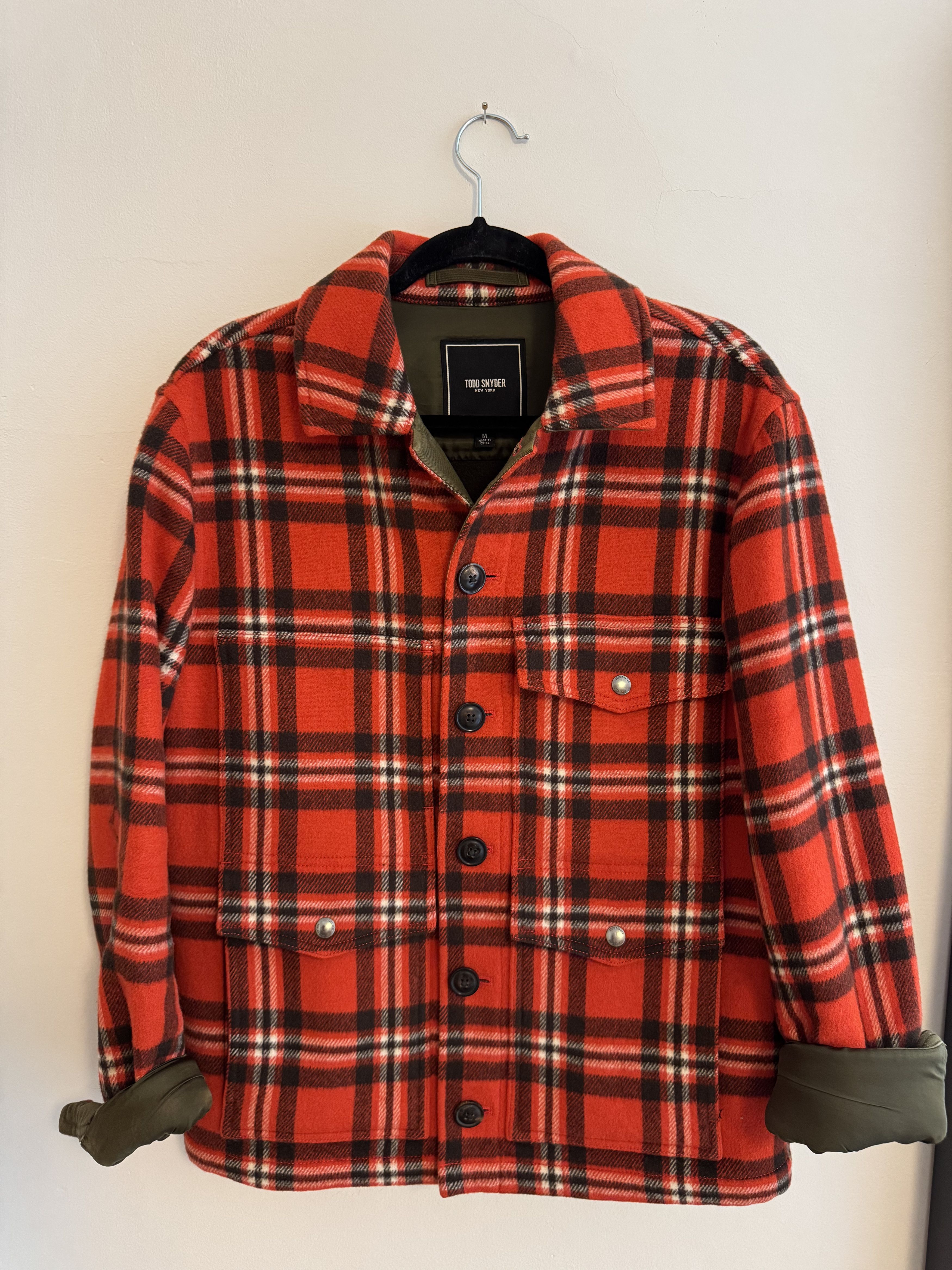 Todd Snyder Wool Plaid Cruiser Jacket Size US M / EU 48-50 / 2 - 1 Thumbnail