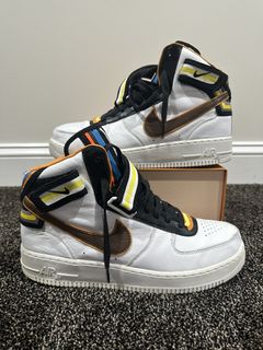 Nike Riccardo Tisci x Air Force 1 Mid SP White Brown 2014 | Grailed