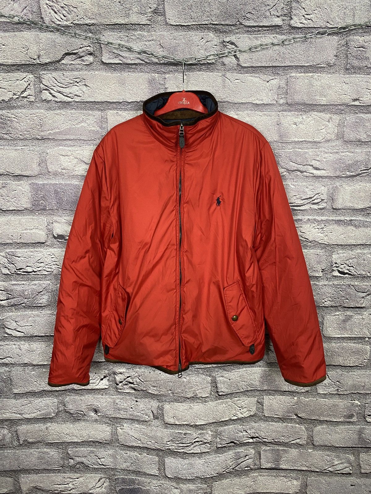 Vintage Vintage quilted double sided jacket Polo Sport Ralph Lauren Size US M / EU 48-50 / 2 - 2 Thumbnail