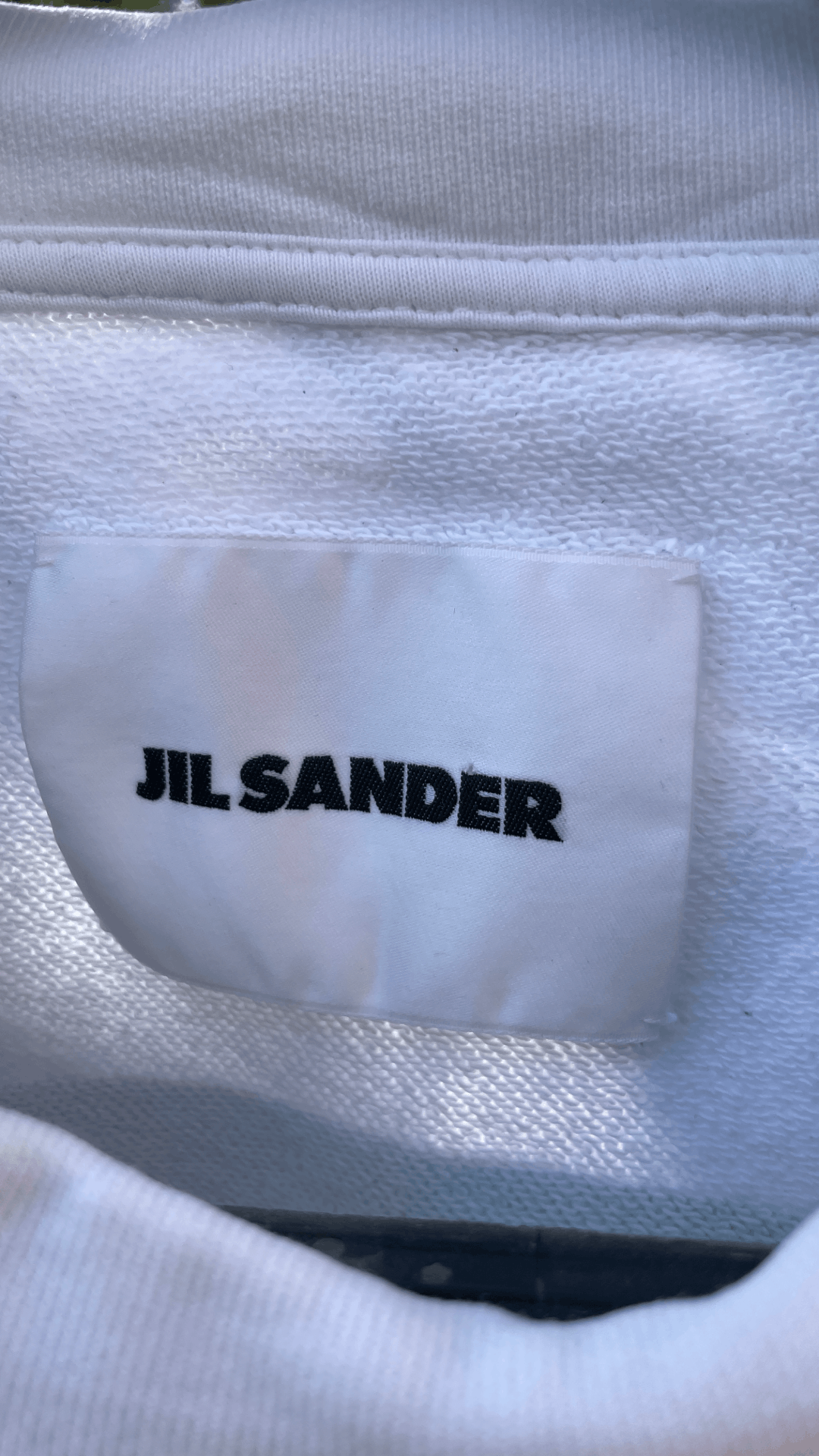 Jil Sander NEVER FADE AWAY LOOPBACK SWEATSHIRT IN WHITE Size US L / EU 52-54 / 3 - 3 Thumbnail