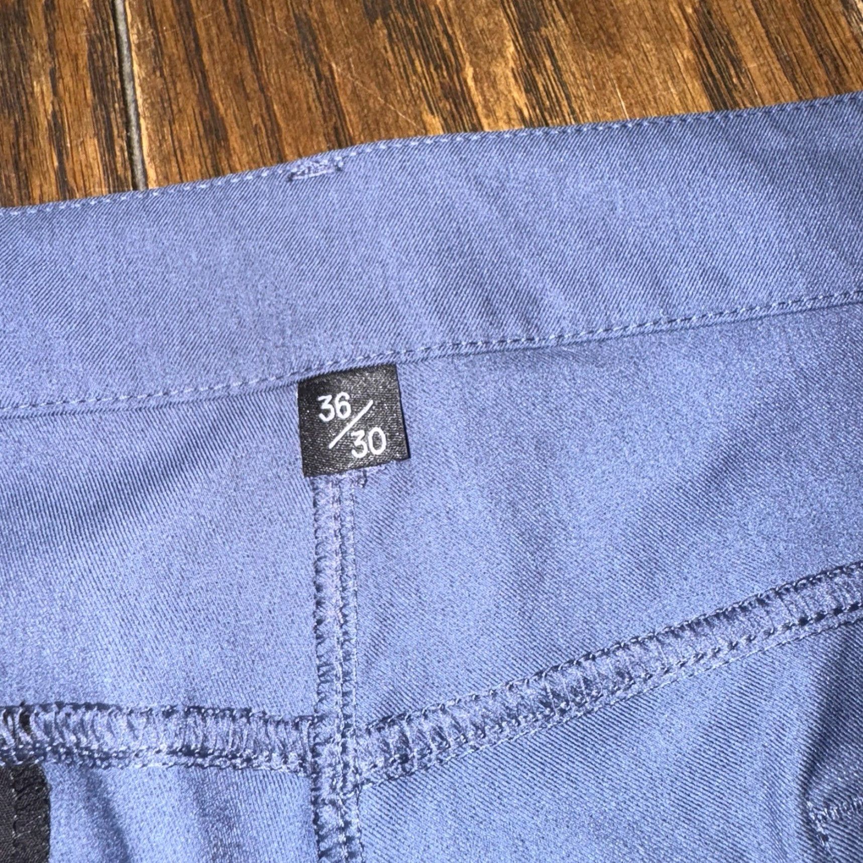 Vintage Public Rec Workday Chino Pants Mens 36x30 Slim Straight Blue Stretch Size US 36 / EU 52 - 5 Thumbnail