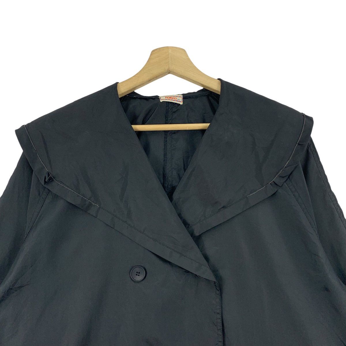 Designer × Fiorucci × Vintage Vintage FIORUCCI drawstring waist raincoat jacket Size US XL / EU 56 / 4 - 2 Thumbnail