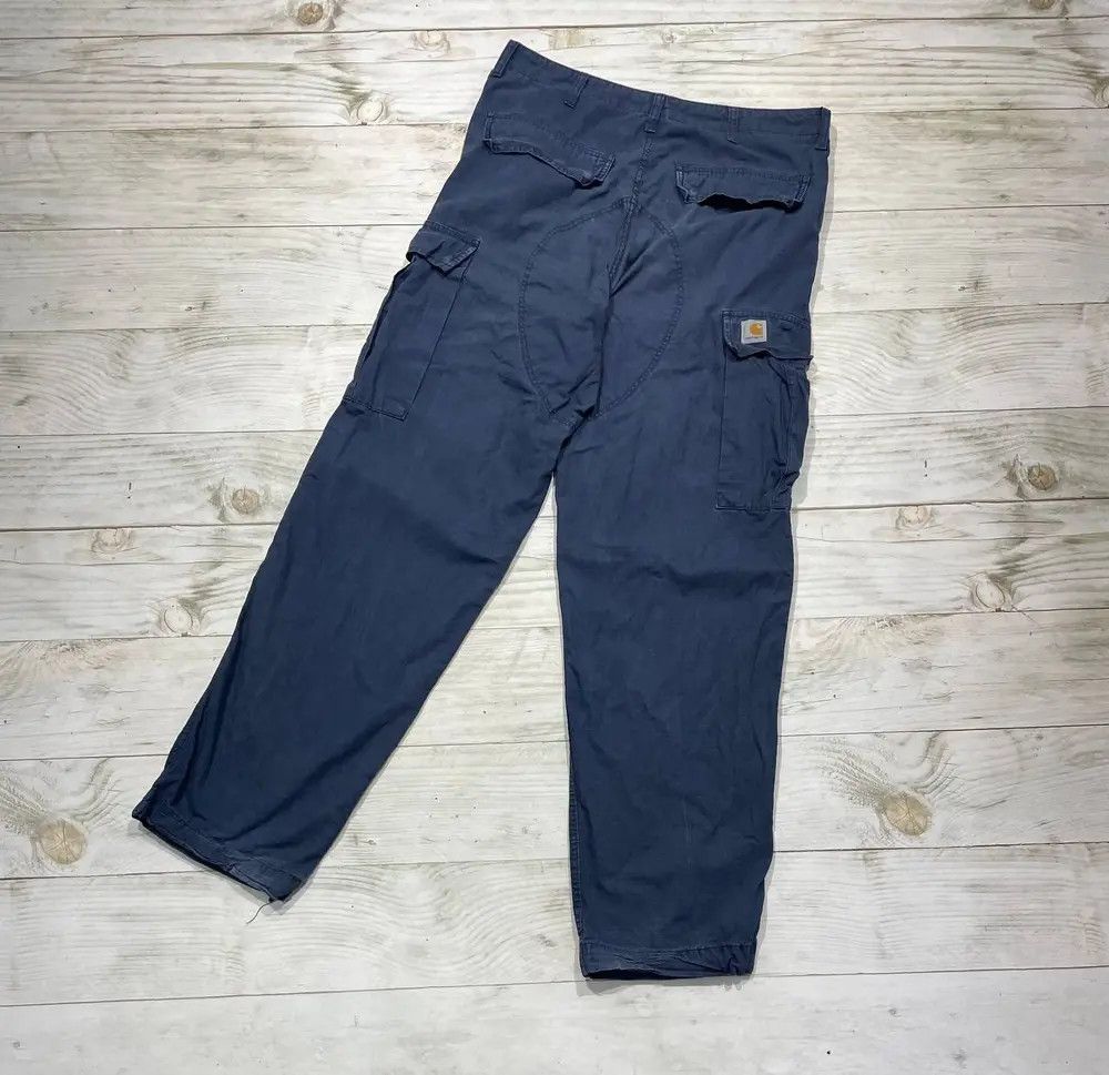 Carhartt Vintage Carhartt WIP Cargo Pants Distrissed Work Size US 33 - 1 Thumbnail