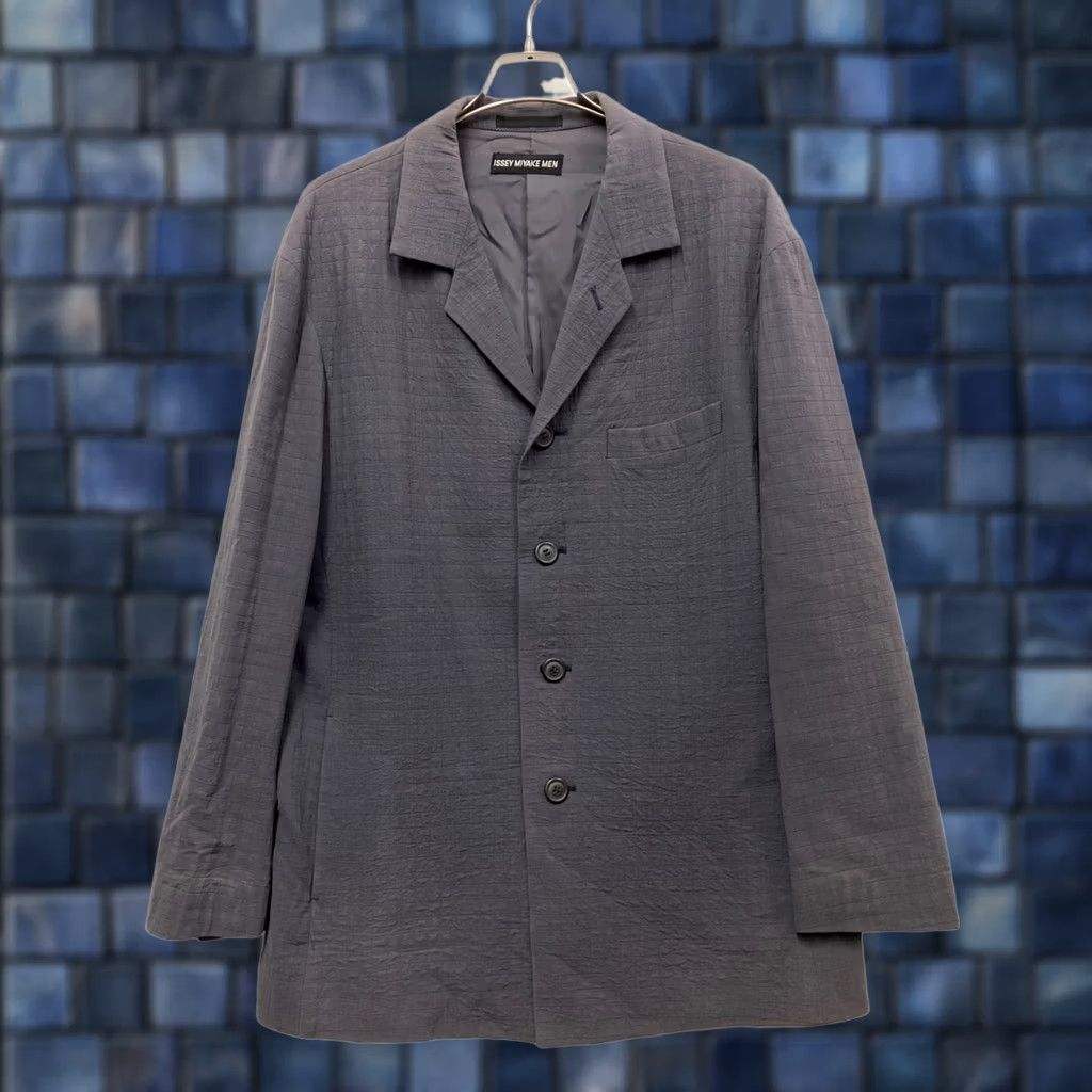 Issey Miyake ISSEY MIYAKE JACKET MEN SIZE L GRAY COTTON LONG SLEEVE USED Size US L / EU 52-54 / 3 - 1 Thumbnail