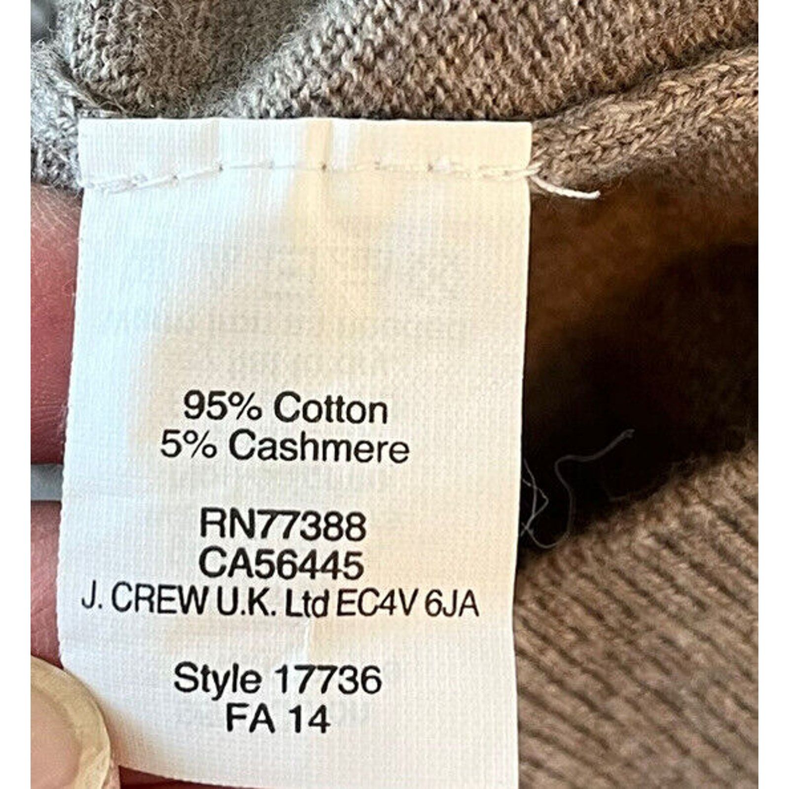 J.Crew J.CREW V-Neck Sweater Cashmere Size US L / EU 52-54 / 3 - 5 Thumbnail