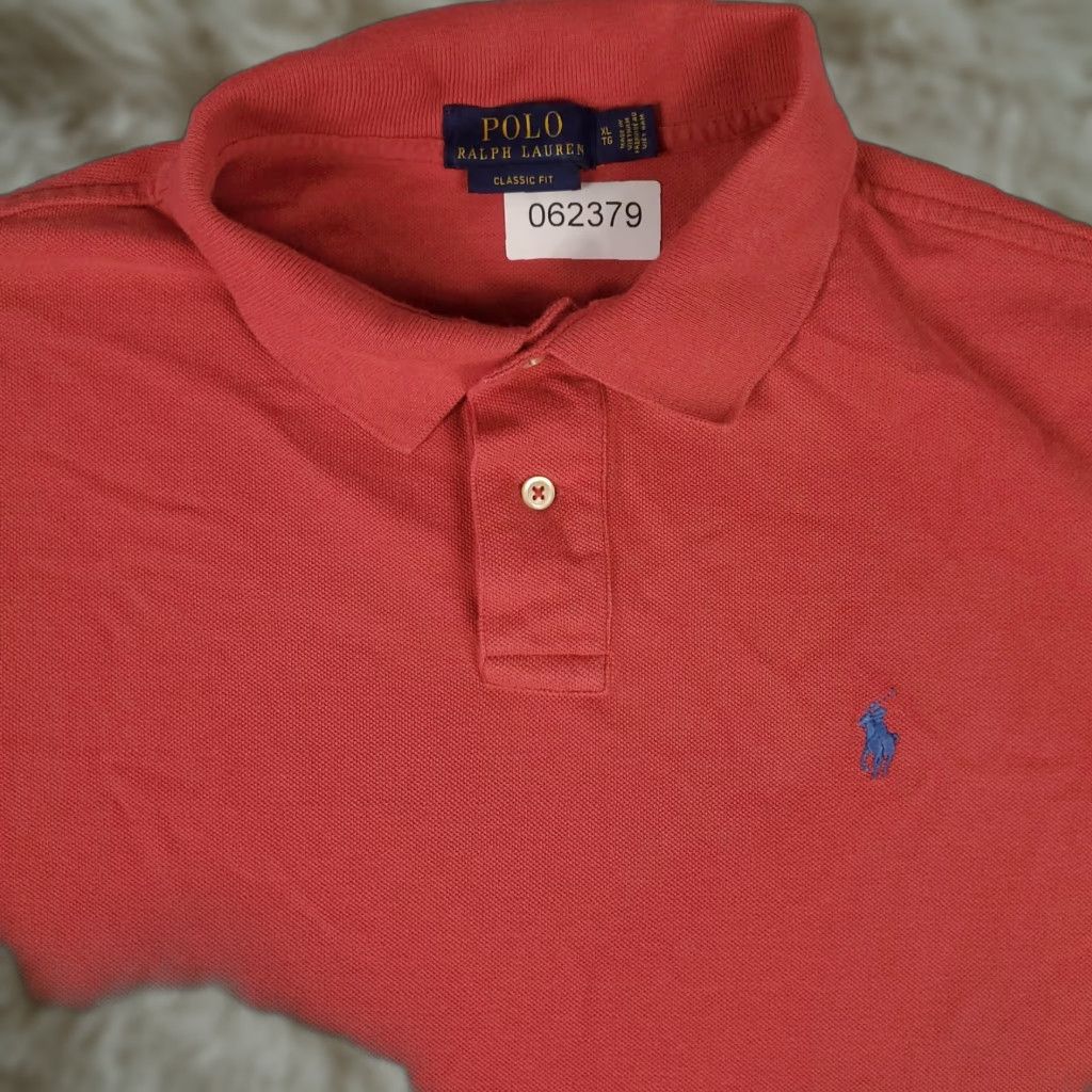 Polo Ralph Lauren Ralph Lauren Polo Shirt Mens XL Red Classic Fit Pony Short Sleeve Size US XL / EU 56 / 4 - 1 Thumbnail