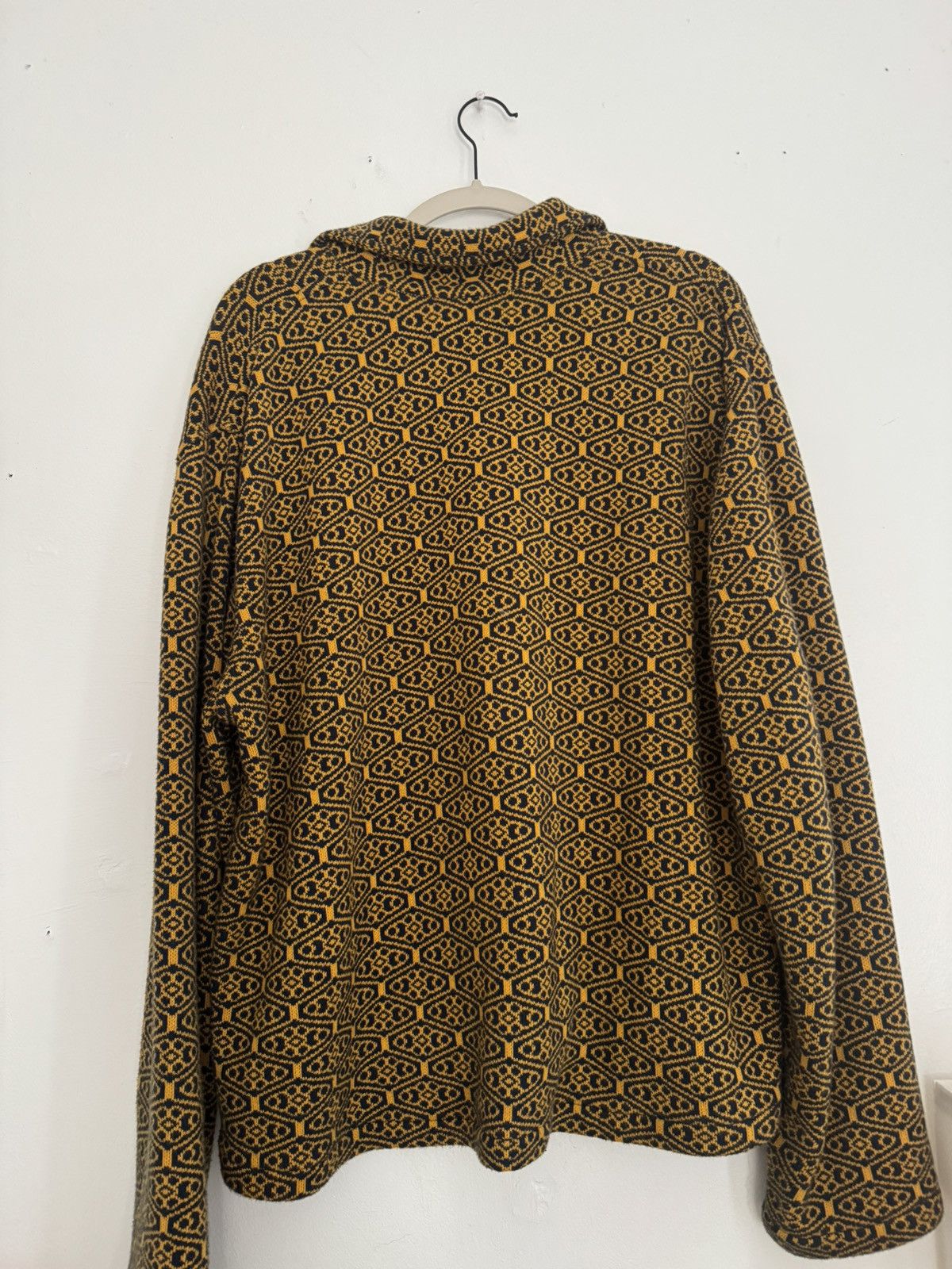 Bode Bode Crescent Jacquard Quarter-Zip Sweater Size US XL / EU 56 / 4 - 2 Thumbnail