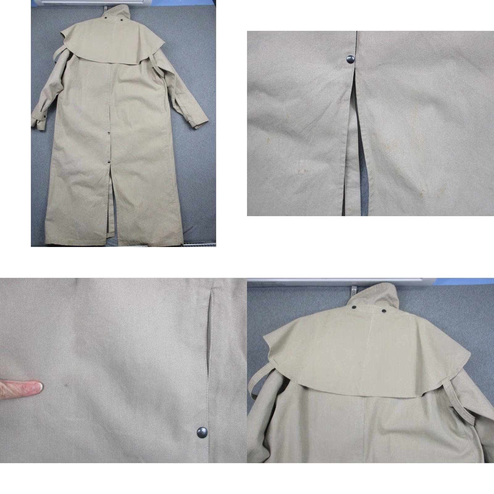 Vintage Kakadu Traders Australia Duster Men L Tan Canvas Cape Leg Straps Coat Workwear Travel Riding Size US L / EU 52-54 / 3 - 10 Thumbnail