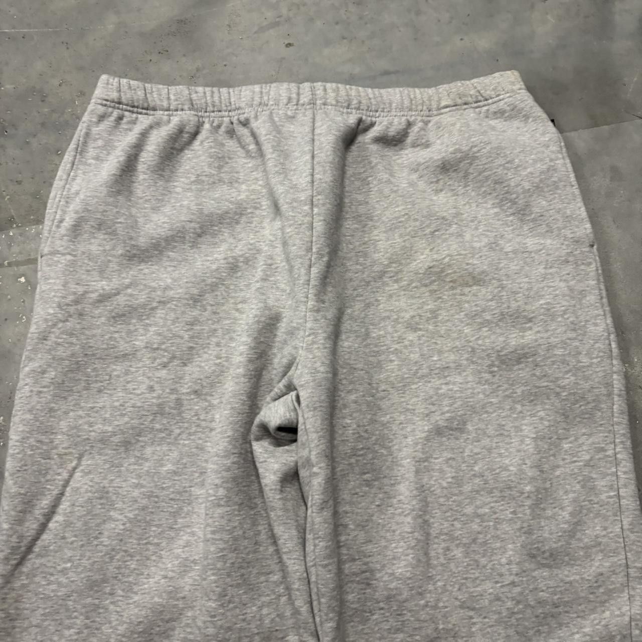Japanese Brand × Vintage Crazy Vintage 90s Baggy Light Grey Streetwear Skater Style Sweatpants! Size US 36 / EU 52 - 4 Thumbnail