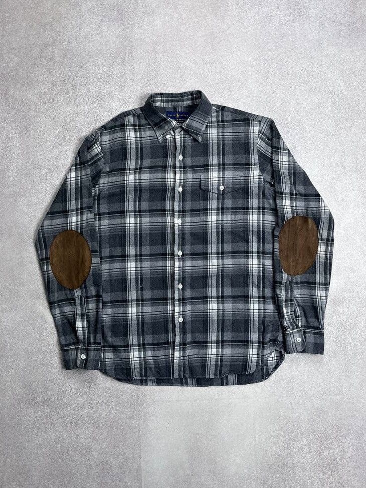 Polo Ralph Lauren Vintage Polo Ralph Lauren Flannel Travis Style Y2K Shirt M Size US M / EU 48-50 / 2 - 1 Thumbnail