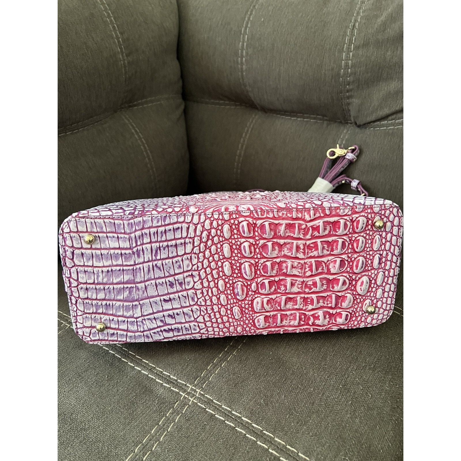BRAHMIN Brahmin Large Ombre Melbourne Leather Satchel NWT B000508 Size ONE SIZE - 5 Thumbnail