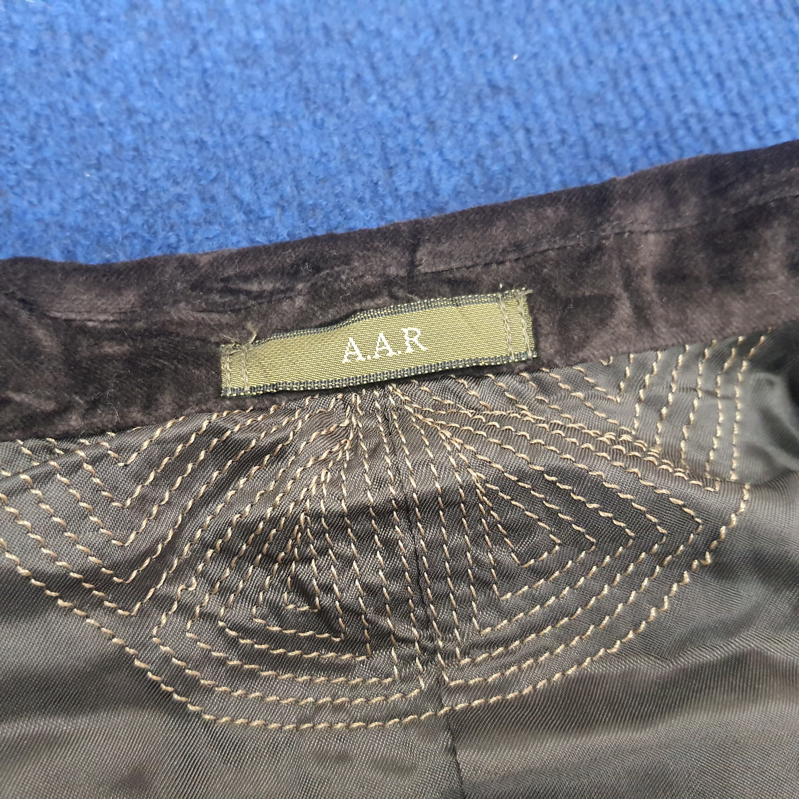 Japanese Brand × Vintage × Yohji Yamamoto Vintage A.A.R Yohji Design Studio Velvet Blazer Size US M / EU 48-50 / 2 - 4 Thumbnail