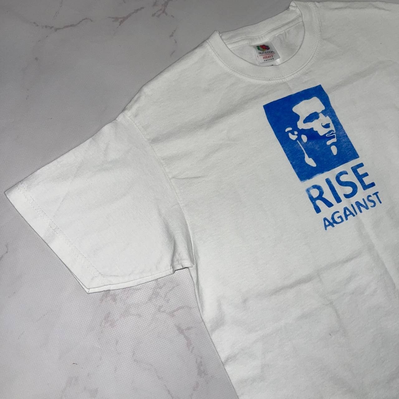 Vintage Vintage X Band Tees Rise Against White t-shirts size M Size US M / EU 48-50 / 2 - 4 Thumbnail