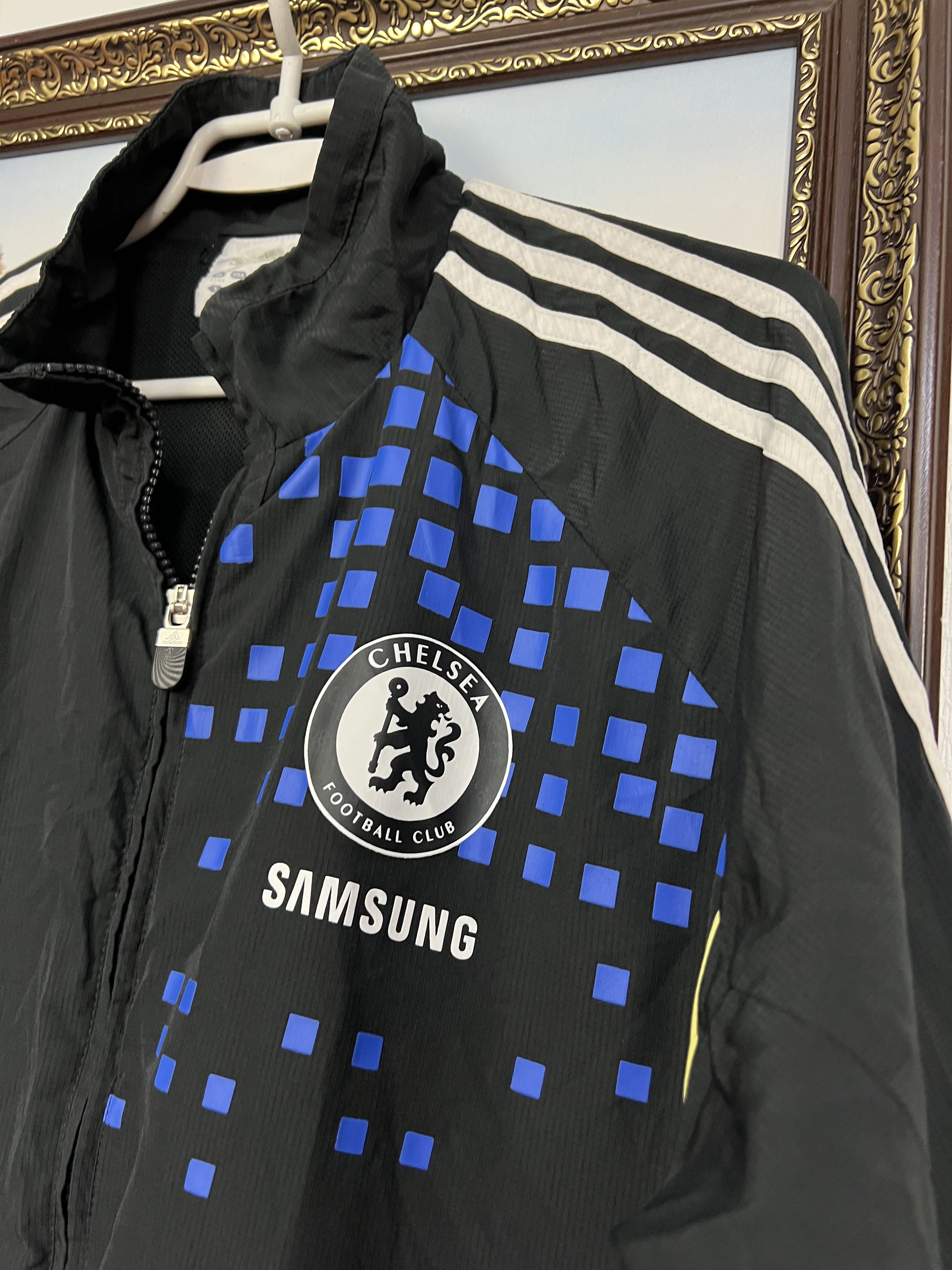 Adidas Vintage Chelsea Football Jacket Soccer Track Top Rare Hype Size US L / EU 52-54 / 3 - 3 Thumbnail