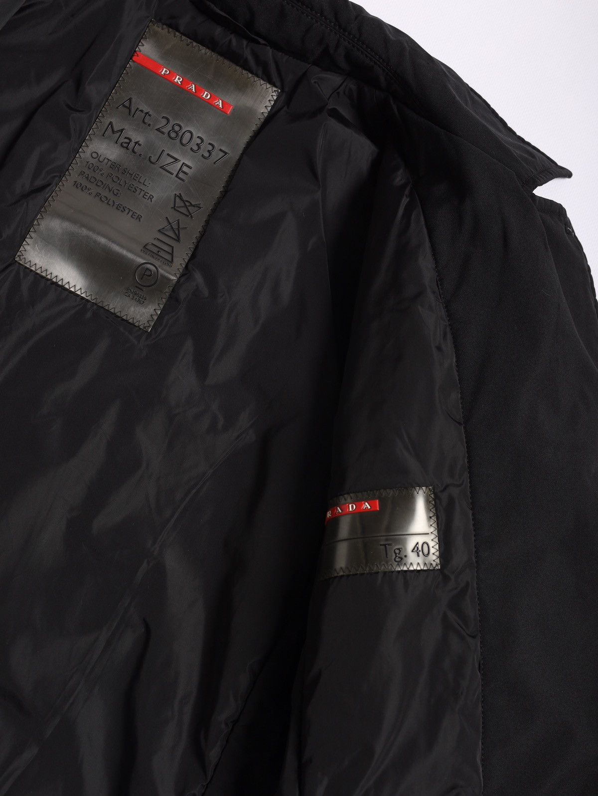 Prada Prada Sport Gore-Tex Red Tab Winter Nylon Puffer Coat Jacket Size S / US 4 / IT 40 - 14 Thumbnail