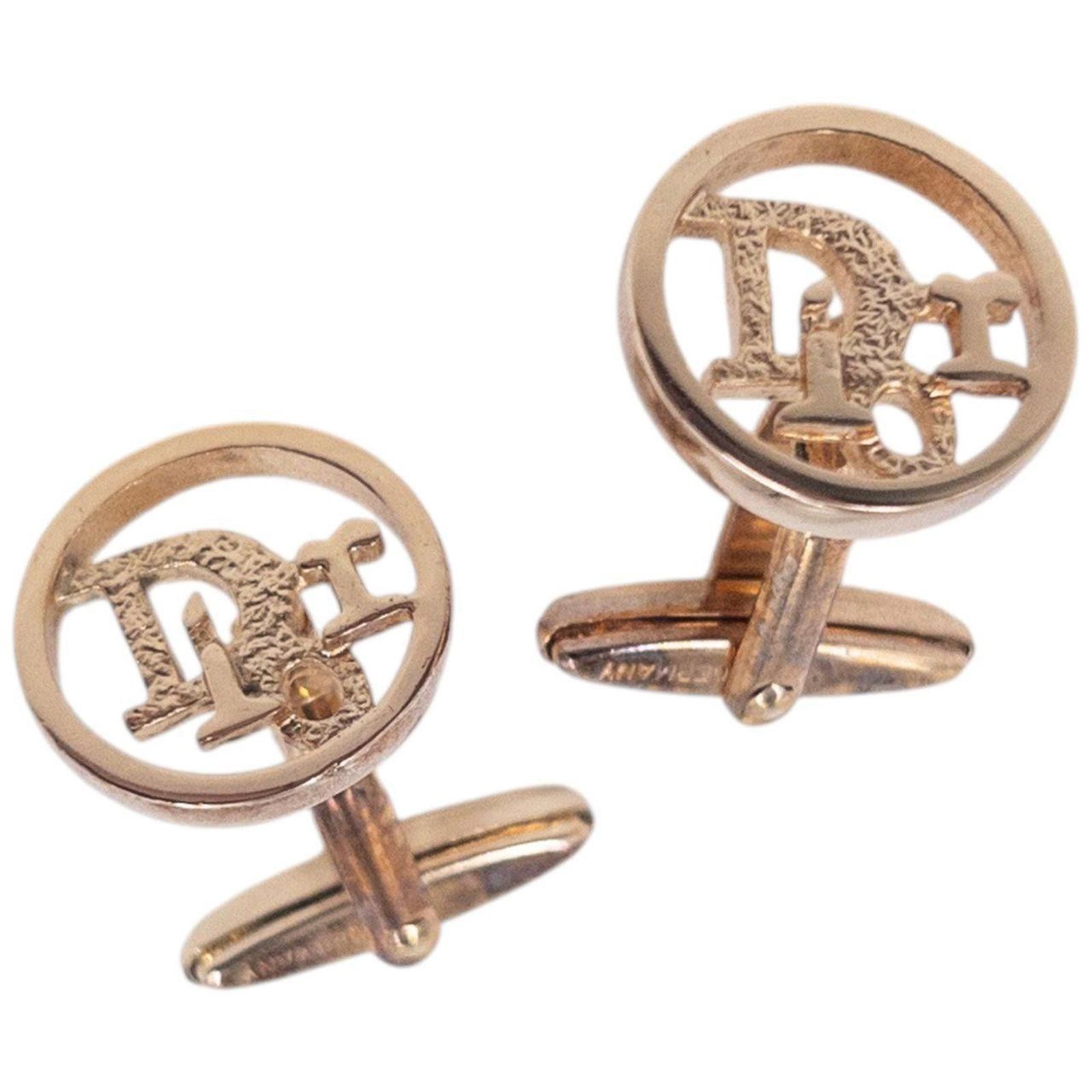 Dior Vintage 90s Dior Cut-Out Cufflinks Size ONE SIZE - 1 Thumbnail