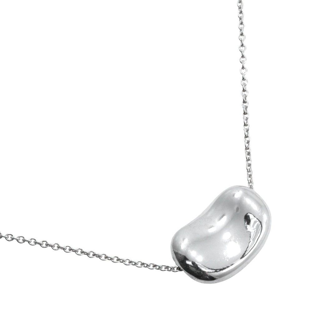 Tiffany & Co. Tiffany & Co. Elsa Peretti Bean Pendant Necklace Sterling Silver Size ONE SIZE - 1 Thumbnail