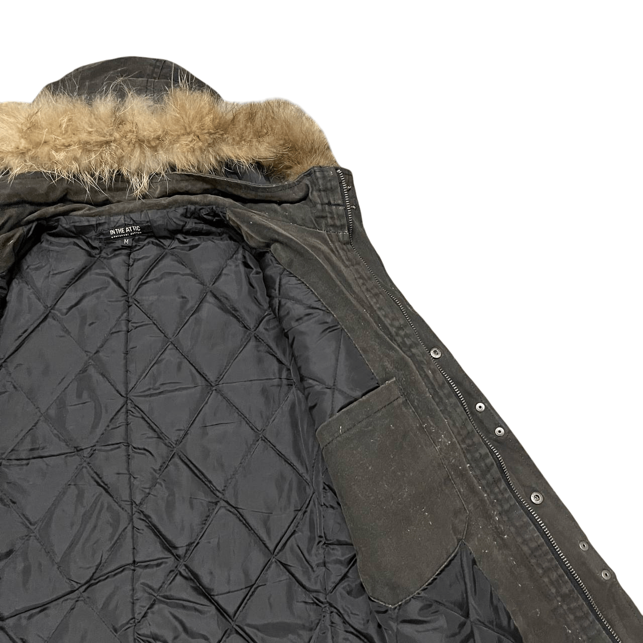 In The Attic Vintage In The Attic Fur Jacket Moleskin lgb Ifsxiwasnine Size US M / EU 48-50 / 2 - 7 Thumbnail
