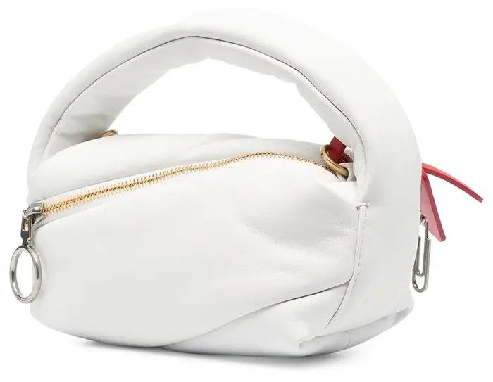 Off-White o1y1225 Size : OS / Leather Handbag in White Size ONE SIZE - 2 Thumbnail