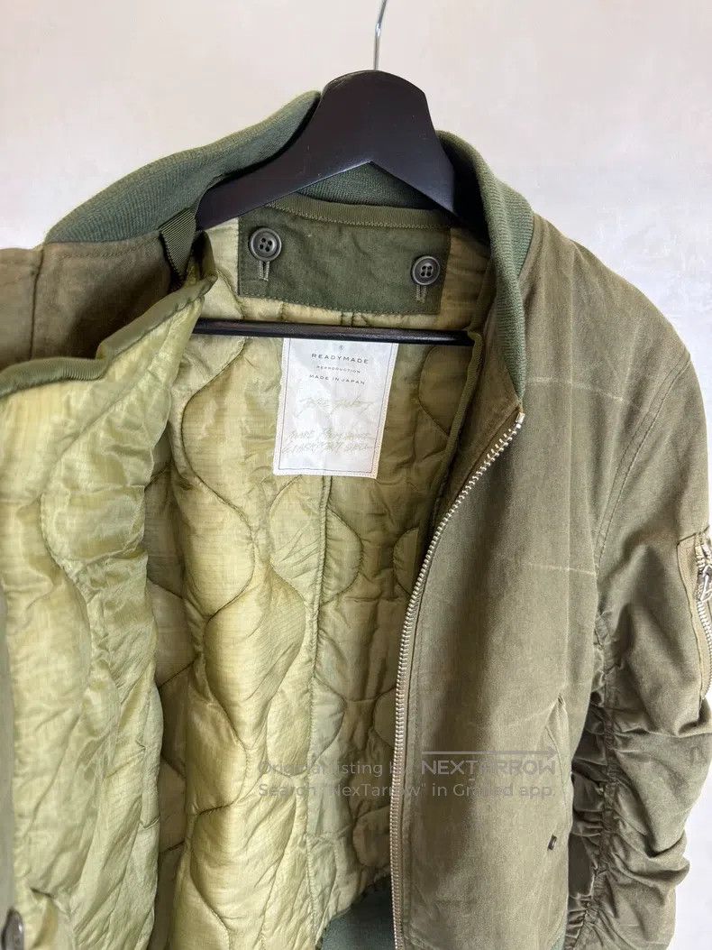 READYMADE Ready Made military green bomber flight jacket Size US XS / EU 42 / 0 - 3 Thumbnail