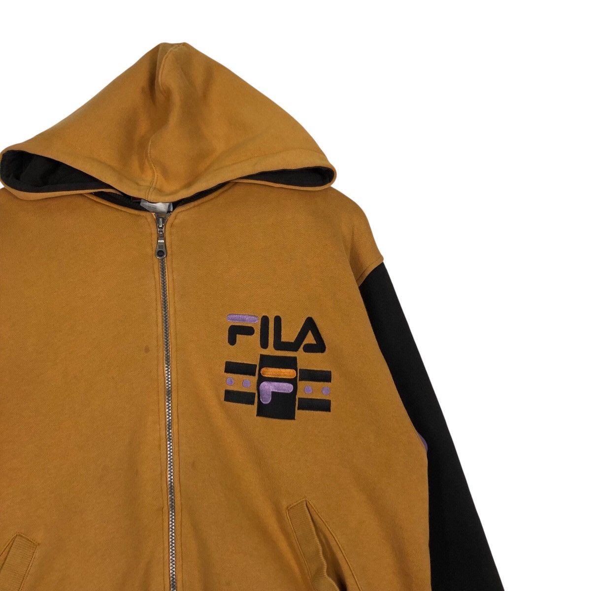 Fila × Japanese Brand × Vintage Vintage Fila Jacket Hoodie 90s Style Streetwear Medium Size US M / EU 48-50 / 2 - 5 Thumbnail