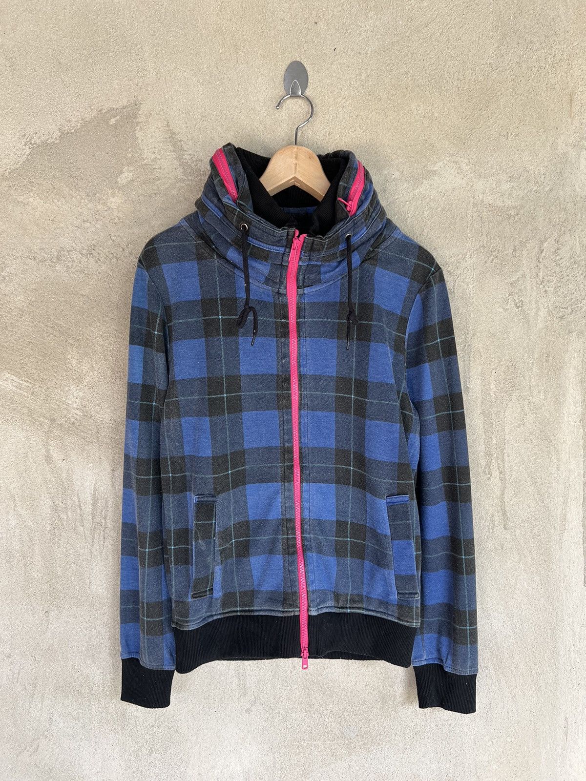 Japanese Brand × Takeo Kikuchi Japanese Brand Tkmixpice Plaid Tartan Jacket Size US S / EU 44-46 / 1 - 2 Thumbnail