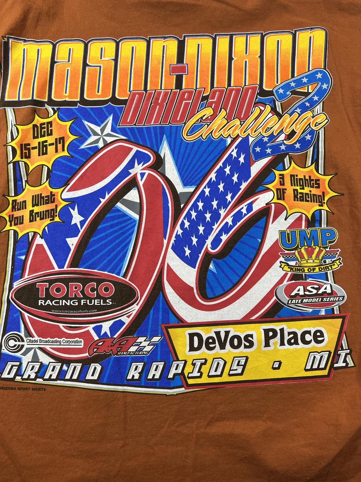 Gildan Mason-Dixon Dixie 200 Challenge Racing T-Shirt 3XL Size US XXL / EU 58 / 5 - 8 Thumbnail