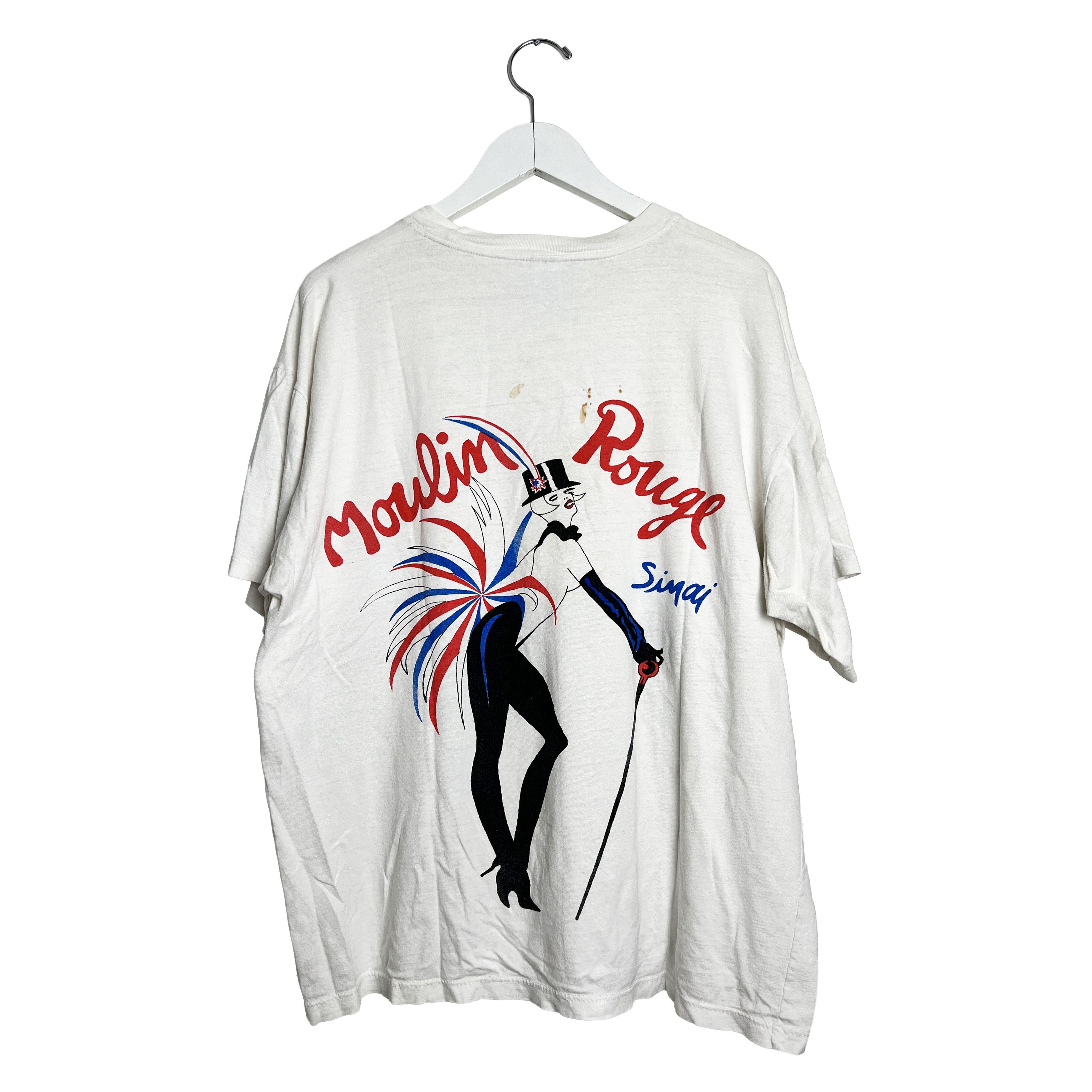 Vintage Cabaret French Air Force T-shirt Size US L / EU 52-54 / 3 - 1 Thumbnail