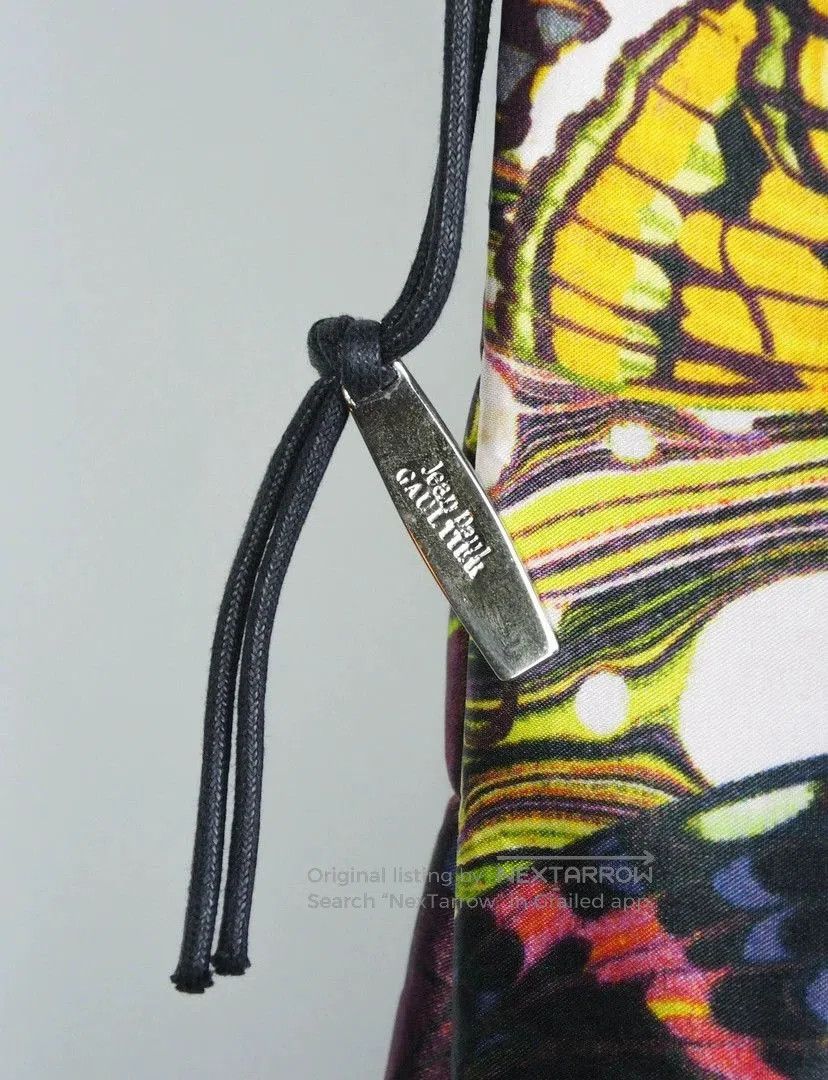 Jean Paul Gaultier Jean Paul Gaultier Butterfly Drawstring Handbag. Size ONE SIZE - 6 Thumbnail