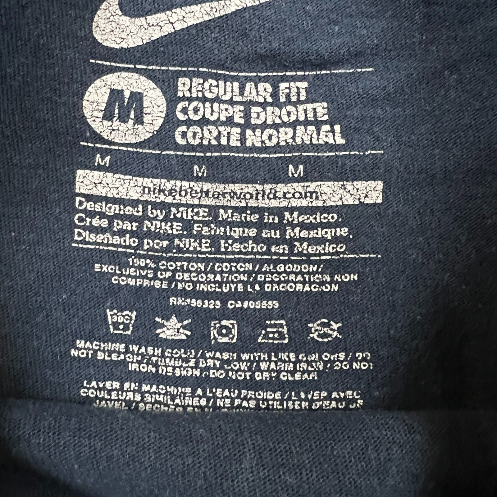 Nike × Vintage Nike Air T Shirt Medium Sportswear Big Swoosh Regular Tee Size US M / EU 48-50 / 2 - 4 Thumbnail