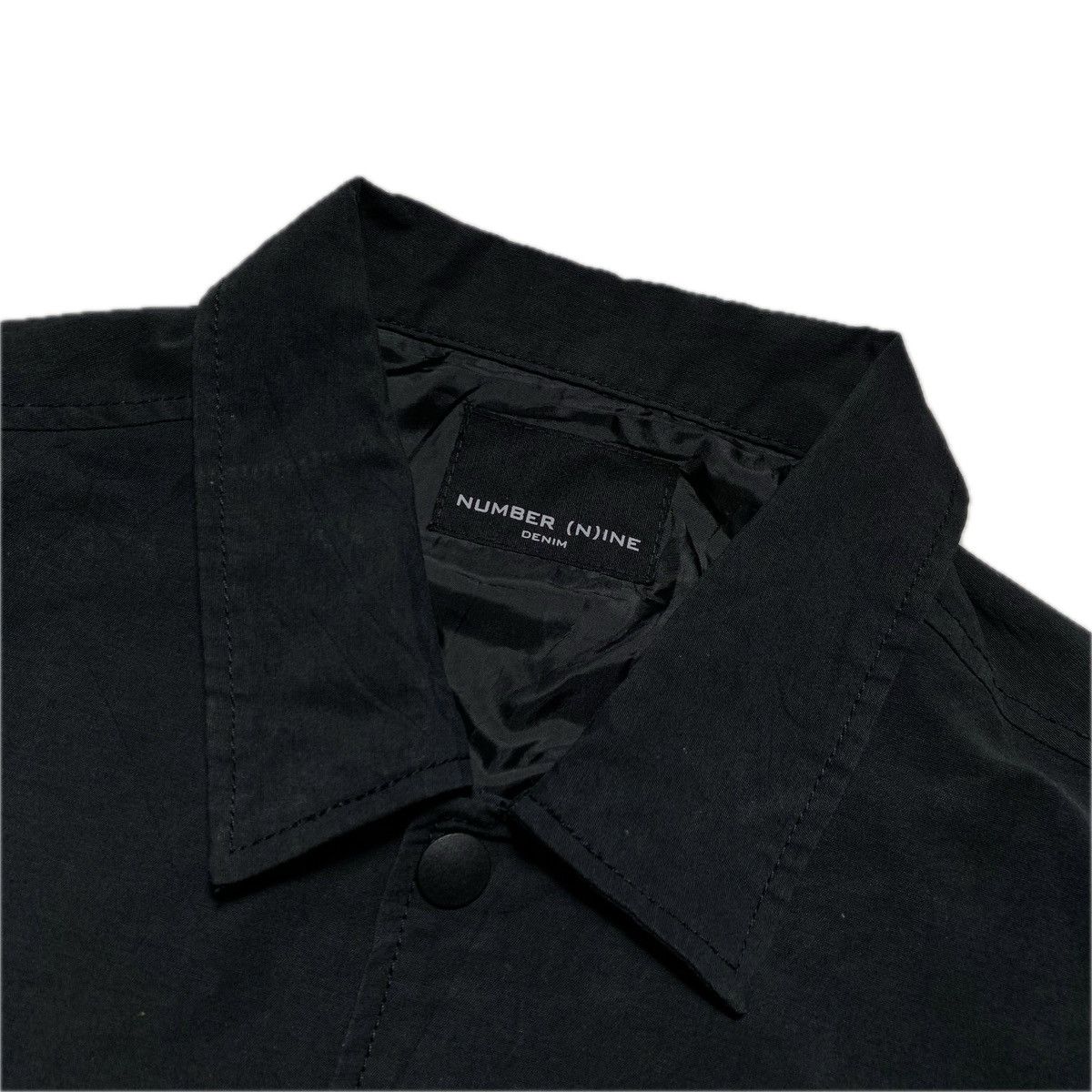 Number (N)ine Number (N)ine Coach Jacket Arc Logo Black Japanese Brand Size US M / EU 48-50 / 2 - 10 Thumbnail