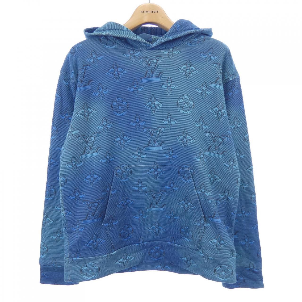 Louis Vuitton Louis Vuitton Louis Vuitton Printed Allover Hoodie Textile Sweatshirts & Hoodies HNY41WIHN DUTY FREE for USA Size ONE SIZE - 1 Thumbnail