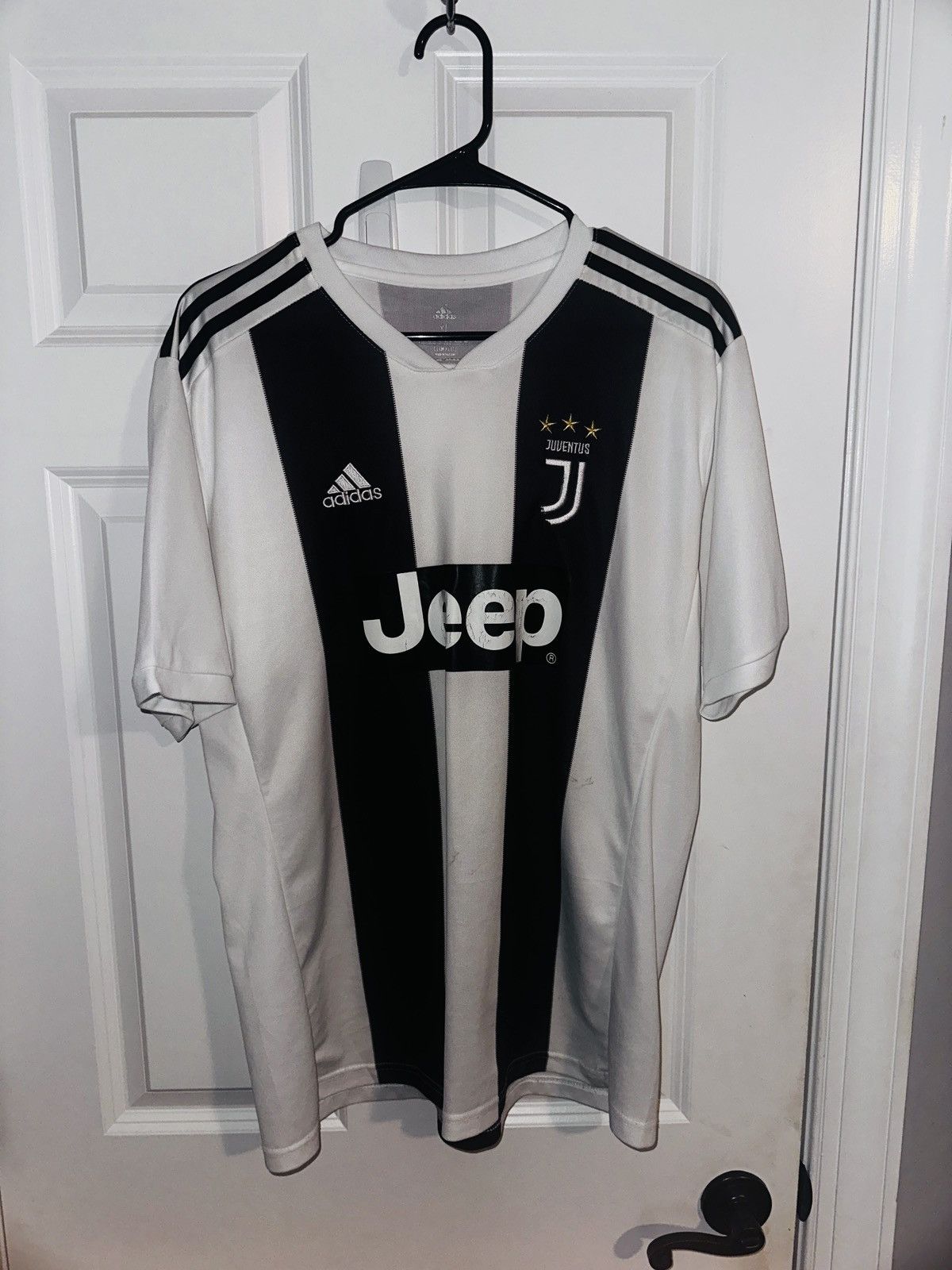 Adidas Juventus 2018 Home Jersey Size US XL / EU 56 / 4 - 1 Thumbnail