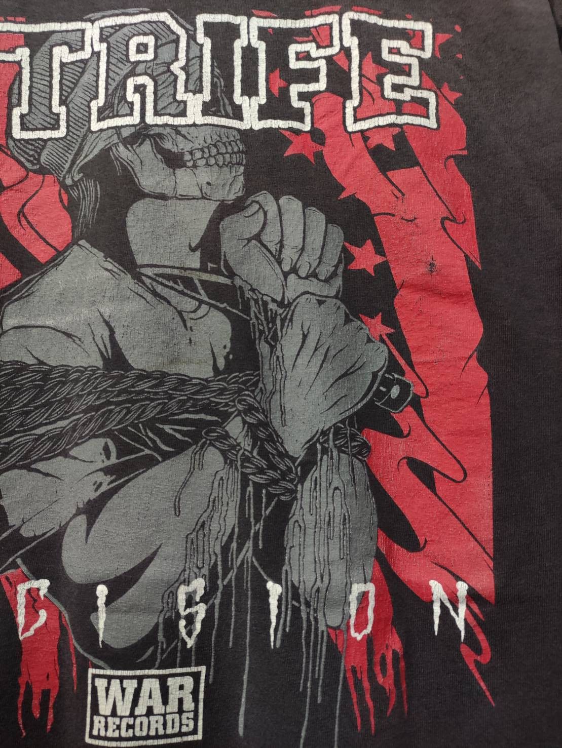 Band Tees Vtg Strife " Incision " War Records Album Promo T-Shirt Size US L / EU 52-54 / 3 - 10 Thumbnail