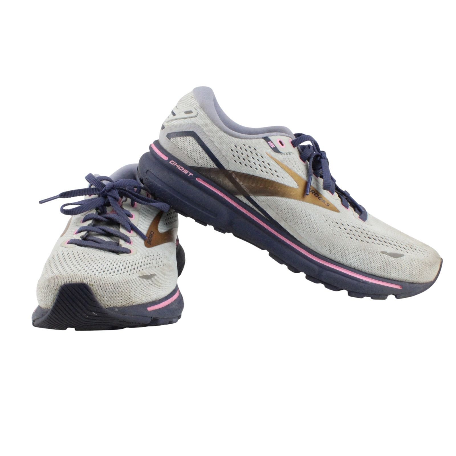 Brooks Brooks Ghost 15 Spa Blue Copper 1203801B492 W Size 9.5 Wide Size US 9.5 / EU 42-43 - 1 Thumbnail