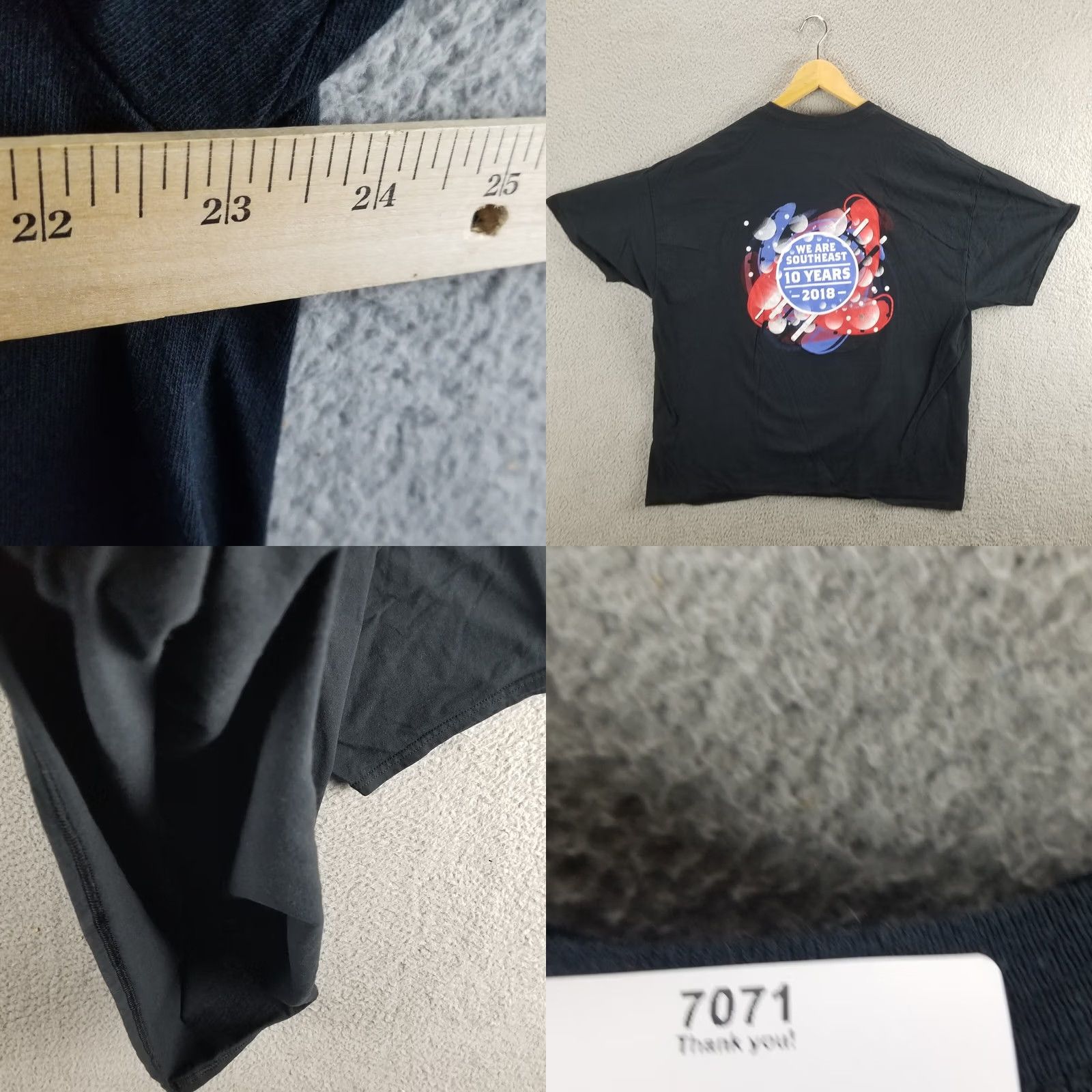 Vintage Pepsi Shirt Adult XL Black Logo Double-Sided 90s Promo Short Sleeve Crew Neck Men T-Shirt Size US XL / EU 56 / 4 - 8 Thumbnail