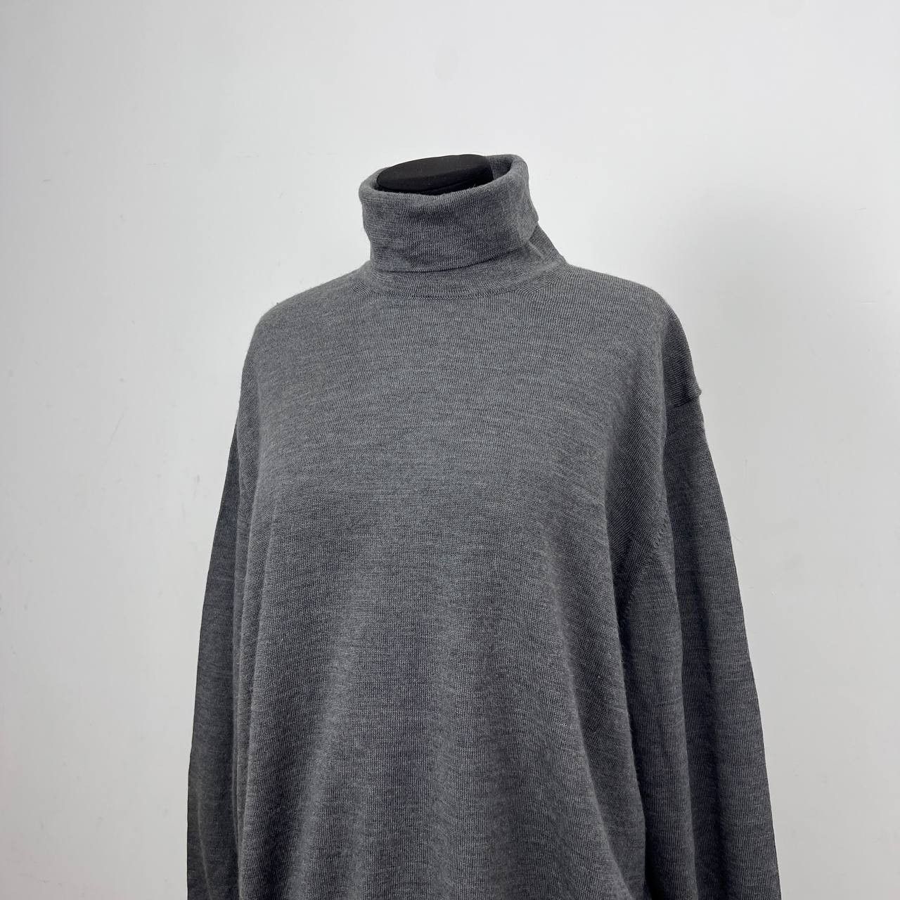 Burberry Burberry Sweater High Neck Gray Size XXL Size US XXL / EU 58 / 5 - 2 Thumbnail