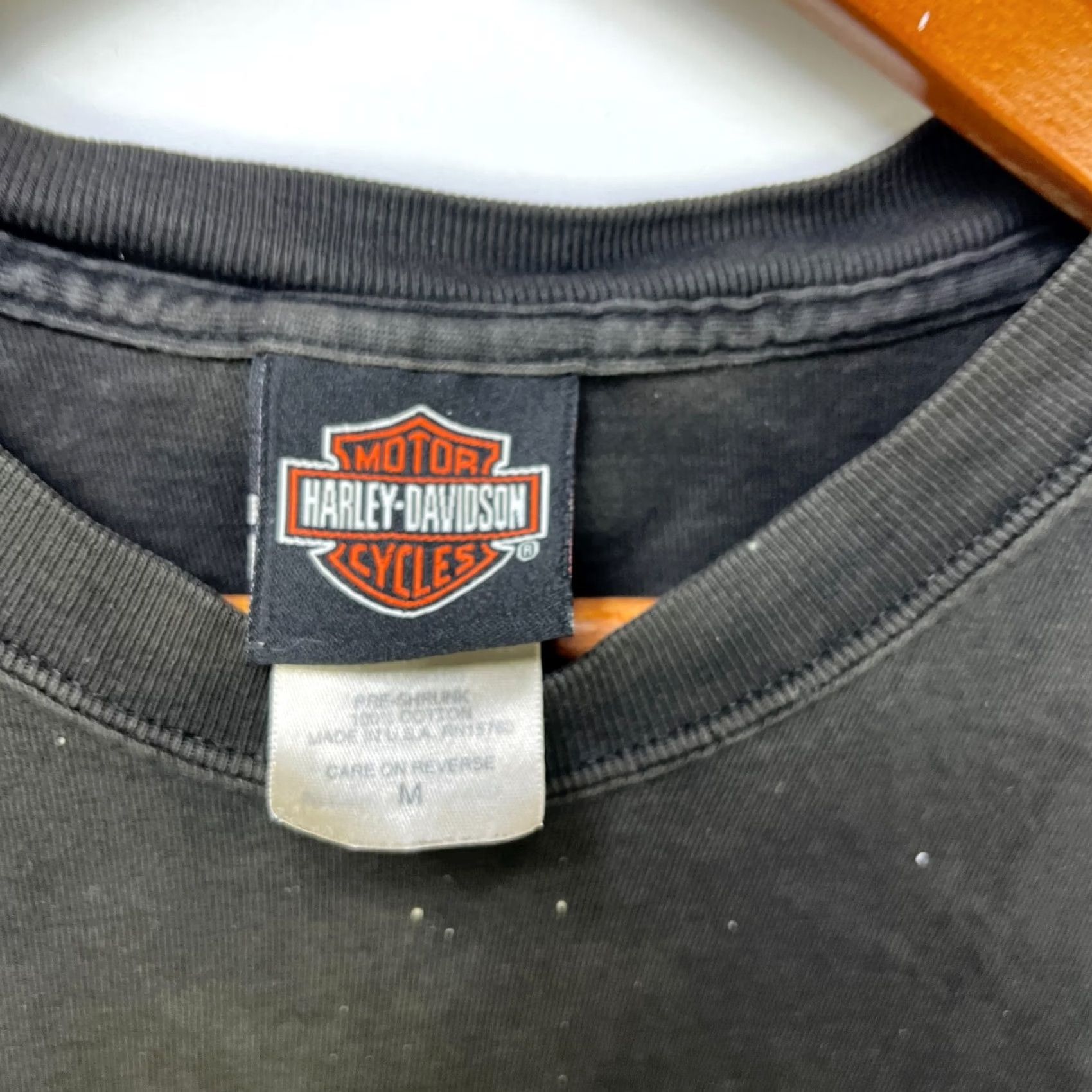 Harley Davidson VINTAGE Harley-Davidson Sleeveless Shirt M Black 90s USA Western Outdoor Logo Pockets Shirt Mens Size US M / EU 48-50 / 2 - 5 Thumbnail