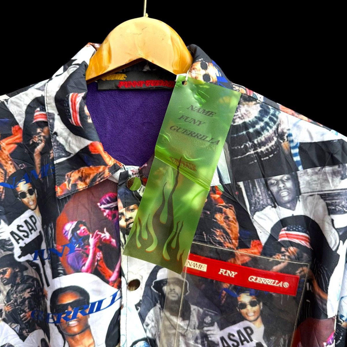 Grailed × Rap Tees ASAP Travis Scott Hip Hop Streetwear Style Jacket Size US XL / EU 56 / 4 - 7 Thumbnail